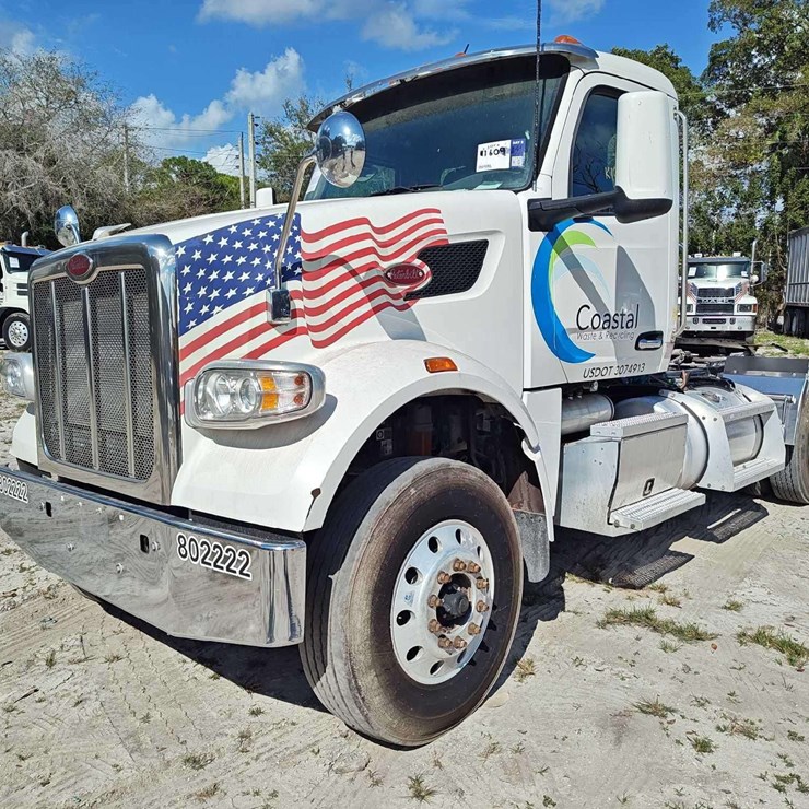 2022 Peterbilt 567 T/A Wet Kit Day Cab Truck Tractor
