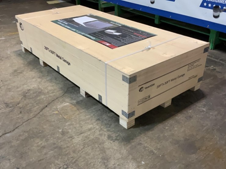 (inv.53025)-new-unused-kj-k2030-metal-garage,-20'-x-30'-open-end-garage-image-4