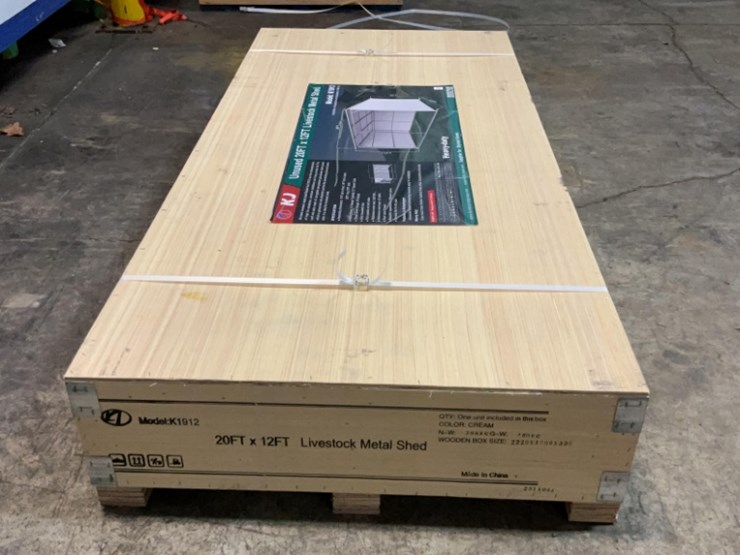 (inv.53021)-new-unused-kj-k1912-metal-livestock-shed,-12'-x-20'-heavy-duty-image-6