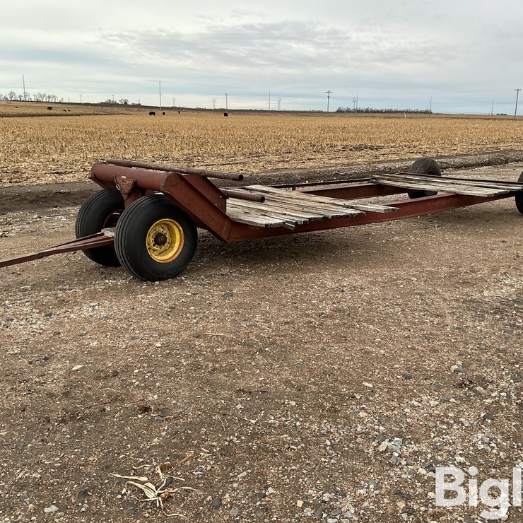 Voltzke 20x8 Flatbed Farm Trailer