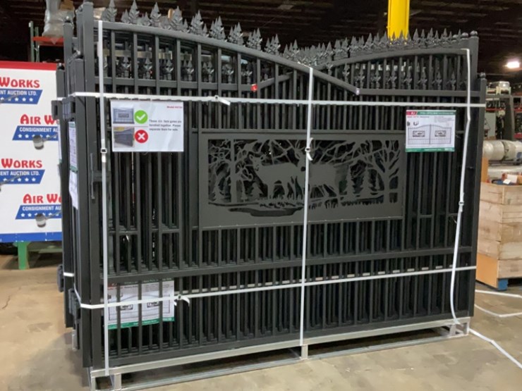 (inv.53029)-new-unused-kj-k0720-metal-driveway-gate-with-deer-motif,-20'-wide-x-7'-tall-image-3