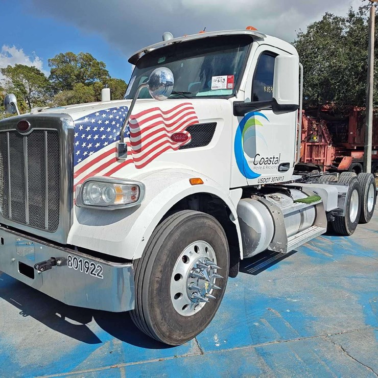 2022 Peterbilt 567 T/A Wet Kit Day Cab Truck Tractor