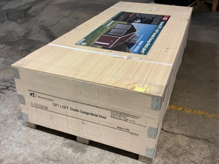 (inv.53013)-new-unused-kj-k2223g-double-metal-garage,-22'-x-23'-heavy-duty-image-7