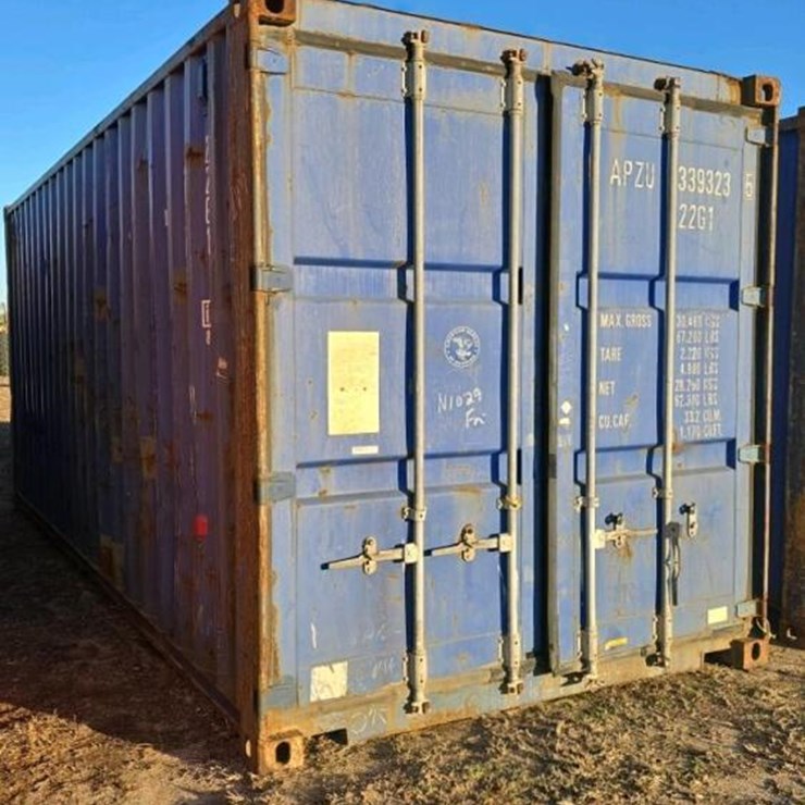 20' SHIPPING CONTAINER, S/N APZU3393235