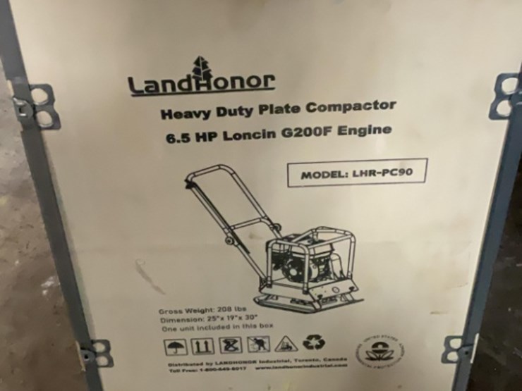 (inv.53043)-new-unused-landhonor-lhr-pc90-heavy-duty-plate-compactor,-6.5-hp-gas-engine,-image-2