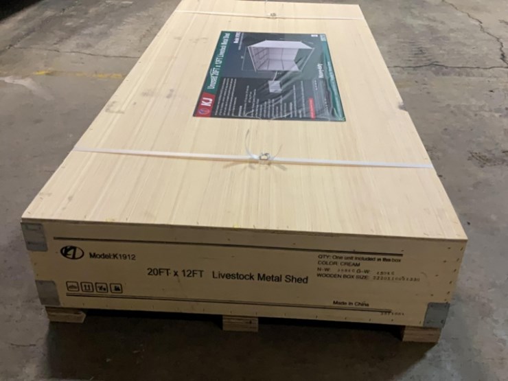 (inv.53016)-new-unused-k1912-metal-livestock-shed,-12'-x-20'-heavy-duty-shed-image-3