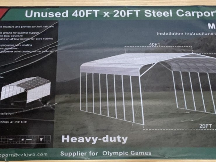 (inv.53007)-new-unused-kj-k4020-steel-carport,-20'-x-40'-image-1