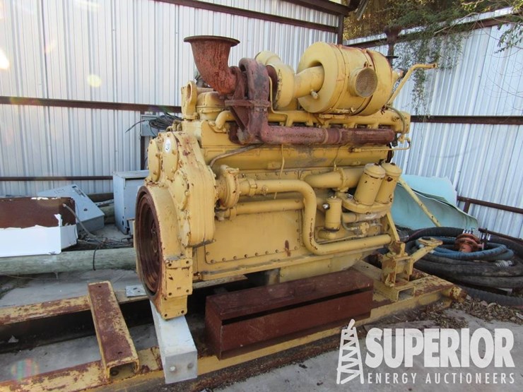 (1-90)-cat-d-353e-diesel-eng,-s/n-46b8961,-skidde...-image-1