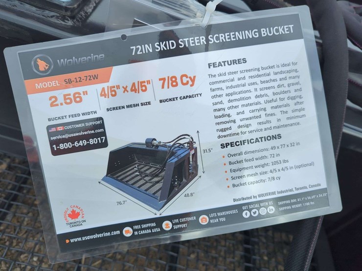 wolverine-skid-steer-72"-screening-bucket-image-3