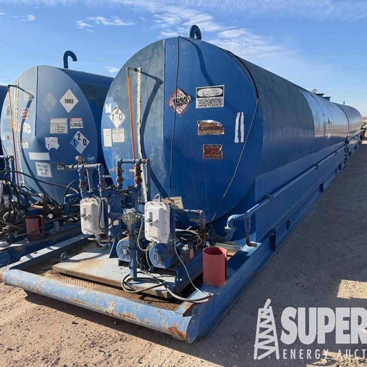 (3-1) 8'Dia x 39'L 14,700-Gal Fuel Tank, w/(2) R...