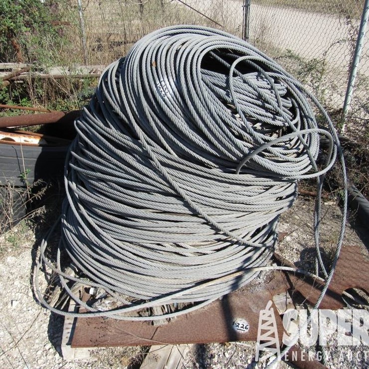(1-226) Roll of 9/16" Galvanized Wire Rope (Appe...