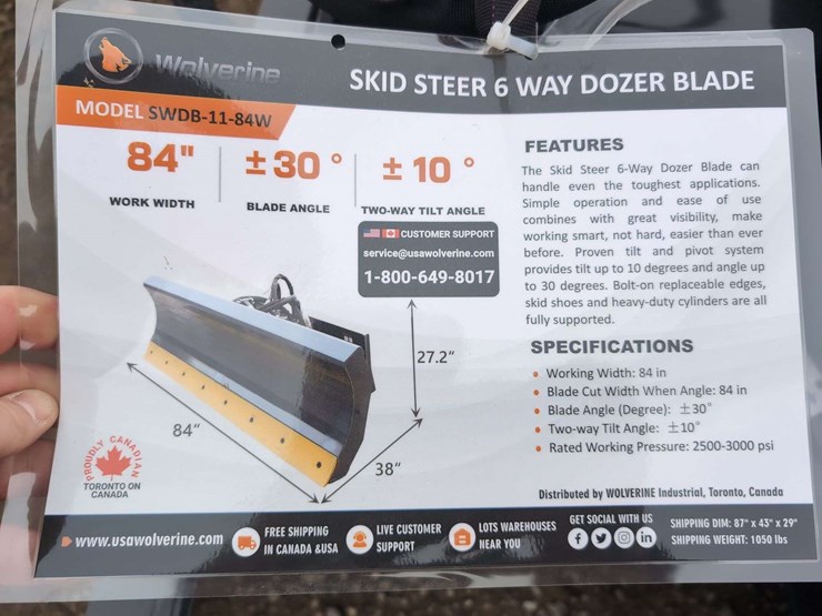 wolverine-skid-steer-6-way-dozer-blade-84"---swdb-11-84w-image-5