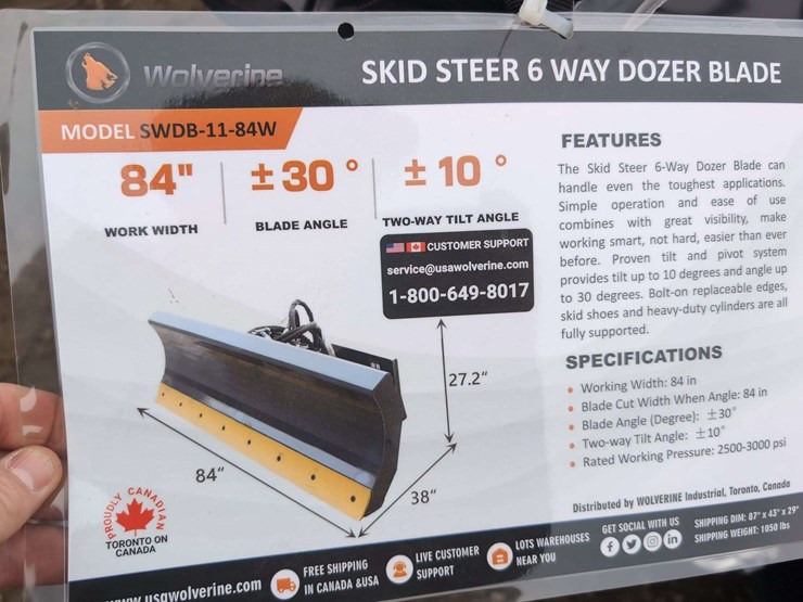 wolverine-skid-steer-6-way-dozer-blade-84"---swdb-11-84w-image-5