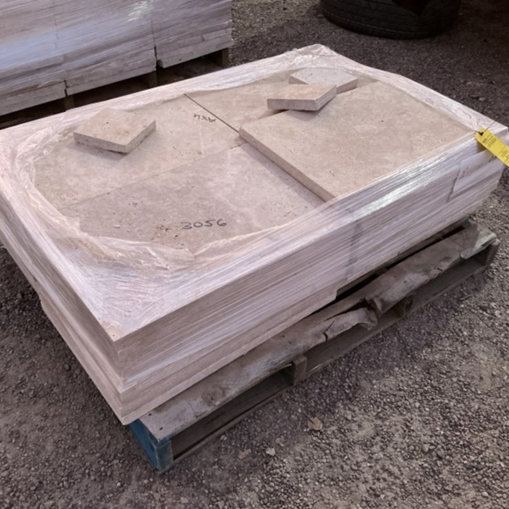 PALLET OF TRAVERTINE PAVERS