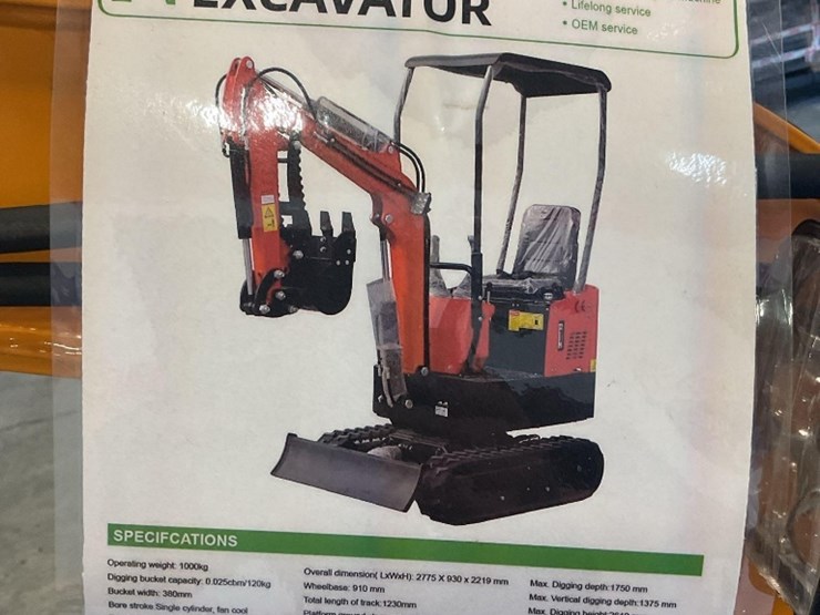 (inv.50041)-new-unused-miva-va13-mini-excavator,-13.5-hp-gas-engine,-manual-thumb,-blade,-aux.-hyd.-image-12