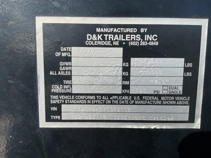 (inv.51014)-2021-d&k-trailers-vin:-1d9us2436lc150028,-24'-tri-axle-equipment-trailer,-25,500-gvwr-image-5