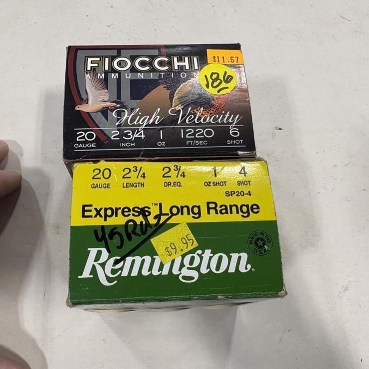 45 rds 20 ga