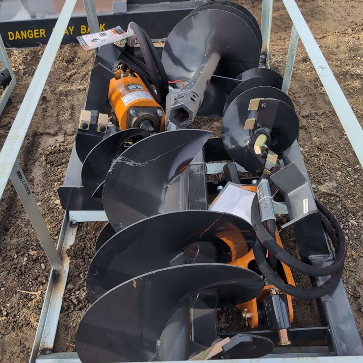 (1) Wolverine Skid Steer Auger Drive and Bit 12" & 18" - ADB-131218R