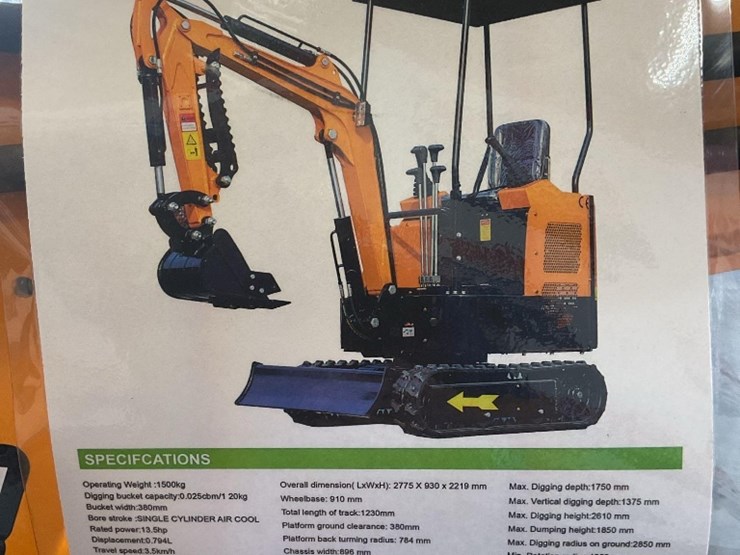 (inv.50037)-new-unused-miva-va15-mini-excavator,-13.5-hp-gas-engine,-aux.-hydraulics,-15"-bucket,-image-10