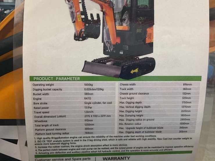 (inv.50030)-2025-miva-va13c-mini-excavator,-13.5-hp-gas-engine,-aux.-hydraulics,-manual-thumb,-image-13