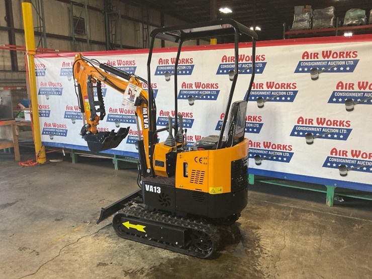 (inv.50041)-new-unused-miva-va13-mini-excavator,-13.5-hp-gas-engine,-manual-thumb,-blade,-aux.-hyd.-image-16