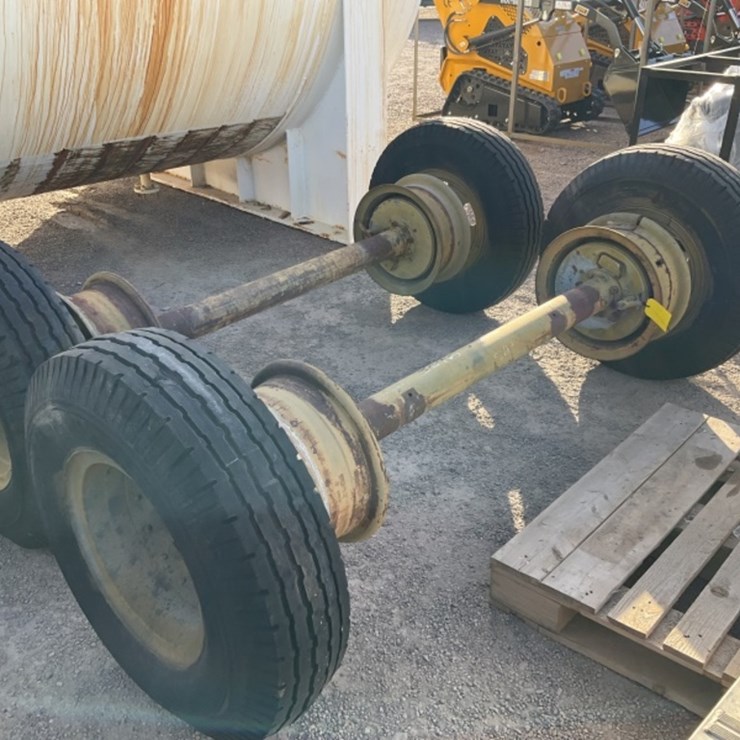 (2) HEAVY DUTY TRAILER AXLES