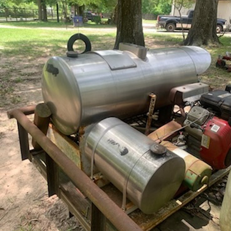 #1080 • Lowboy Trailer with Commercial Heated Pressure Washer