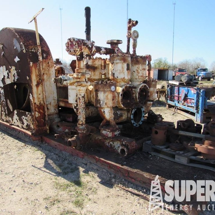 (1-64) ELLIS WILLIAMS 15W600 Duplex Mud Pump, w/ ...