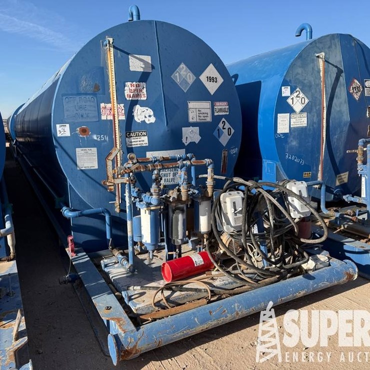 (3-2) 8'Dia x 39'L 14,700-Gal Fuel Tank, w/(2) R...