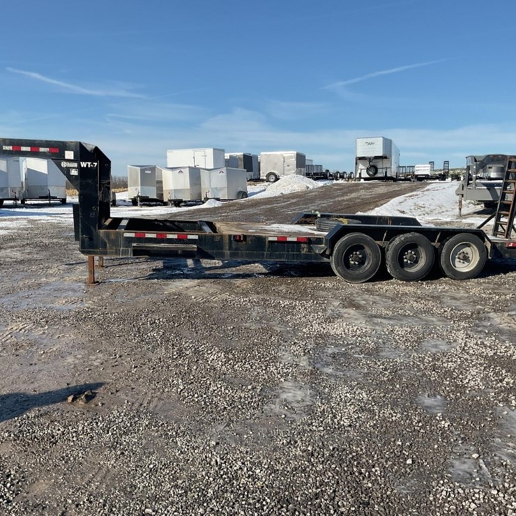 (Inv.51014) 2021 D&k Trailers Vin: 1D9US2436LC150028, 24' Tri Axle Equipment Trailer, 25,500 GVWR