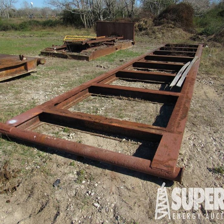 (1-237) 12"H x 8'W x 26'L Mud Pump Master Skid, w...