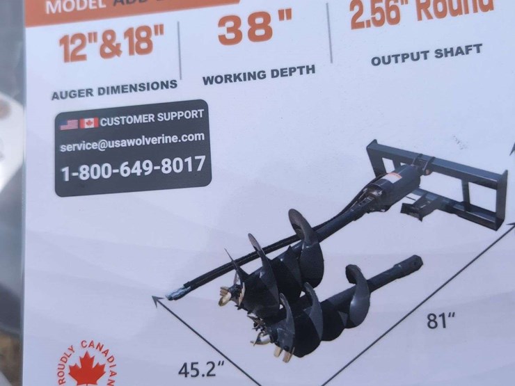(1)-wolverine-skid-steer-auger-drive-and-bit-12"-&-18"---adb-131218r-image-2