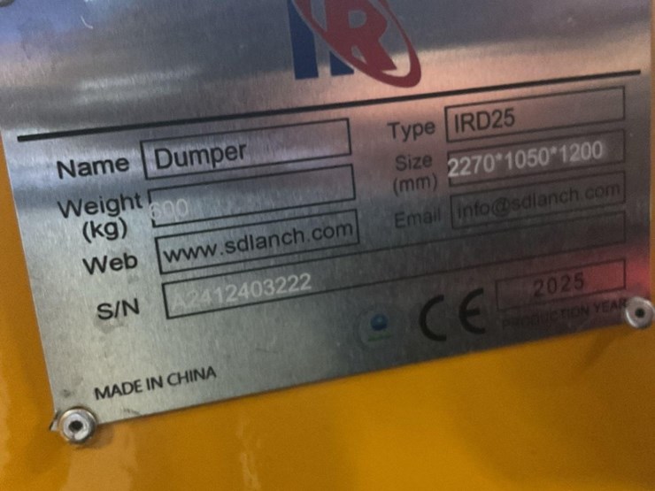 (inv.50034)-new-unused-ir-model-ird25-track-dumper,-13-hp-gas-engine,-3-speed,-hydraulic-dump-image-8