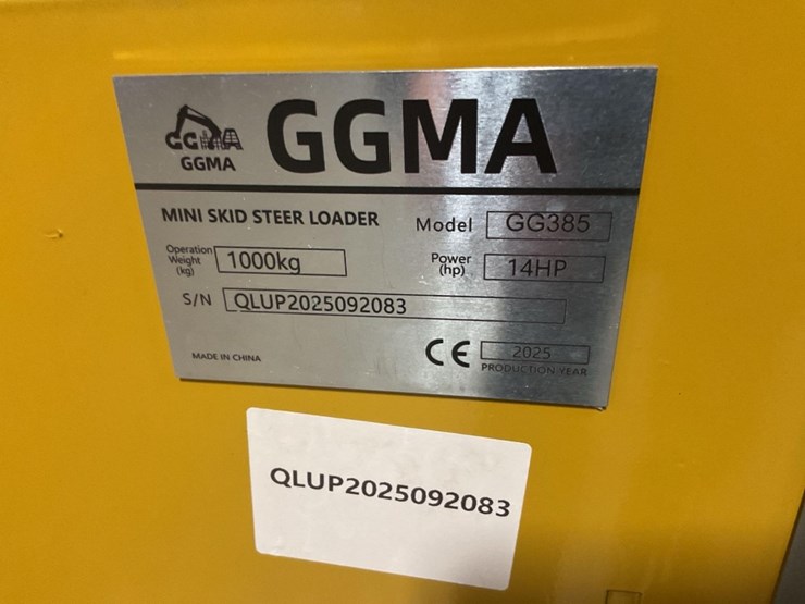(inv.50029)-new-unused-ggma-gg385-compact-track-loader,-14-hp-gas-engine,-aux.-hydraulics-image-12