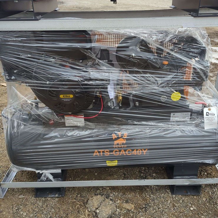 ATS - 40 gal - Gas Stationary Air Compressor ATS-GAC40Y