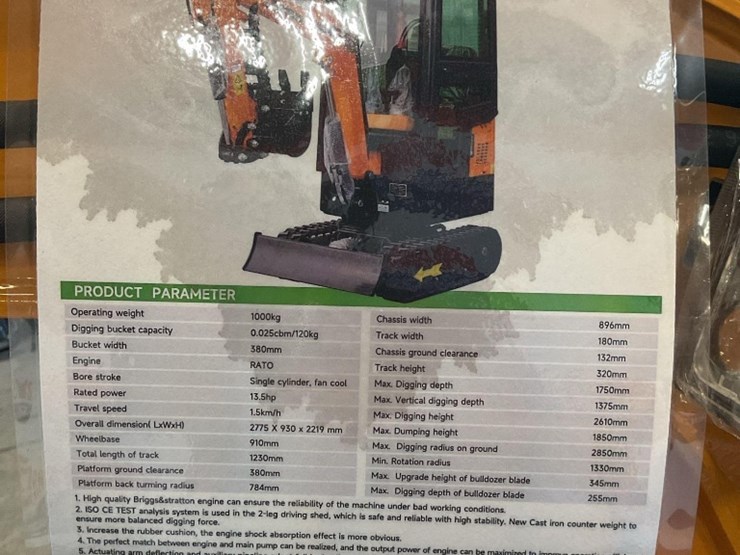 (inv.50040)-2025-miva-va13c-mini-excavator,-13.5-hp-gas-engine,-aux.-hydraulics,-blade,-15"-bucket-image-10