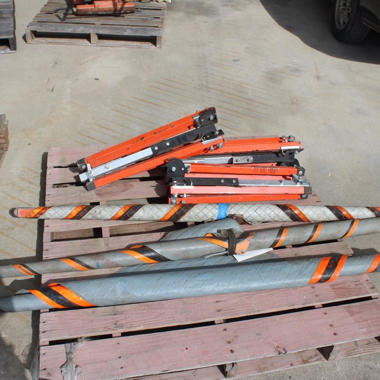 #1023 • (3) Road Signs with Bases