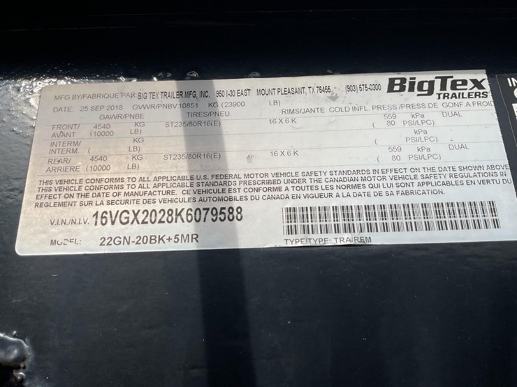 (inv.51010)-2019-big-tex-trailer-trailer,-vin-#-16vgx2028k6079588,-20'-plus-5'-mega-ramp-dovetail-image-11