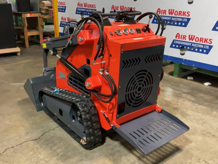 (inv.50097)-new-unused-zjg-zj-380-compact-track-loader,-27-hp-gas-engine,-aux,-hydraulics,-gp-bucket-image-2