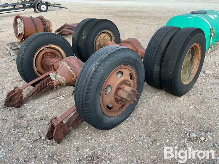truck-axles-w/springs-&-tires-image-1