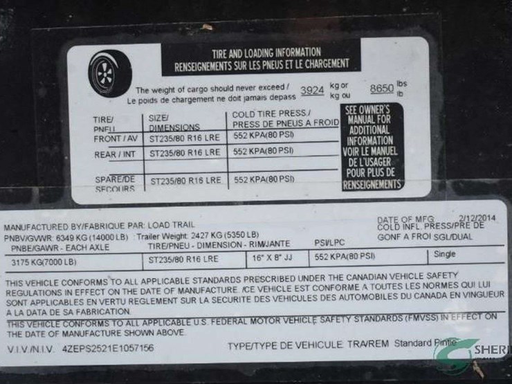 2014-load-trail-trailer-1400gvwr,-vin-#-4zeps2521e1057156-image-11