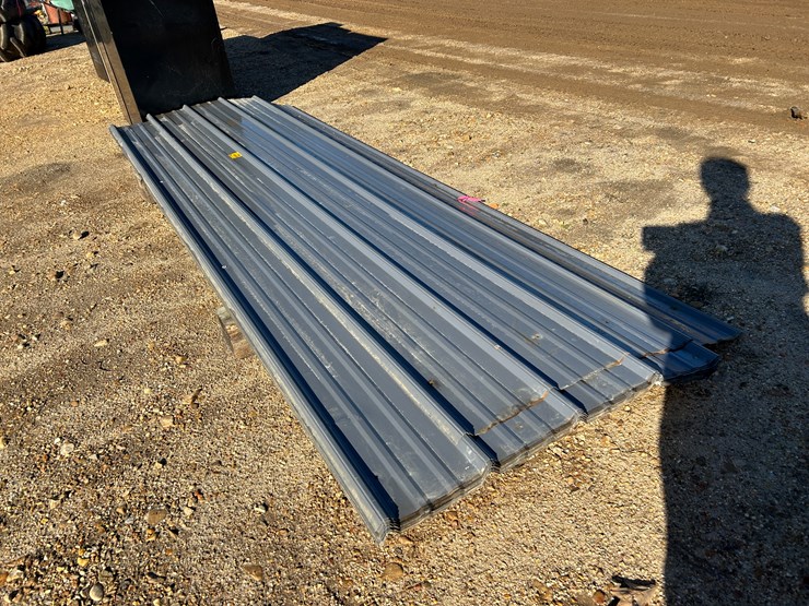 #37660-•-lot-of-(16)-sheets-of-11’x3'-sheet-metal-image-2
