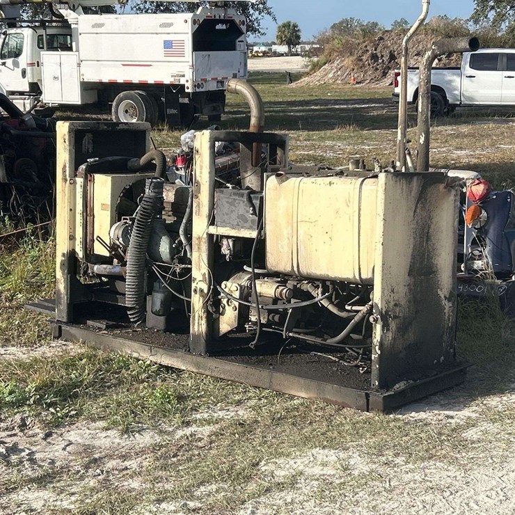 Detroit Diesel Auxiliary Hydraulic Power Plant Generator