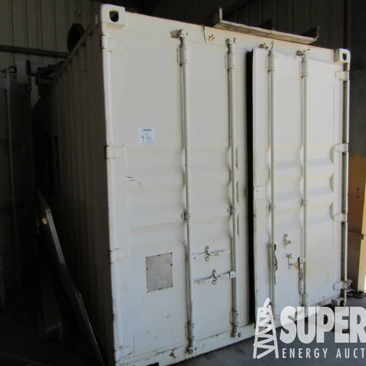 (4-70) 20'L Shipping Container, w/ Hand Tools, Sa...