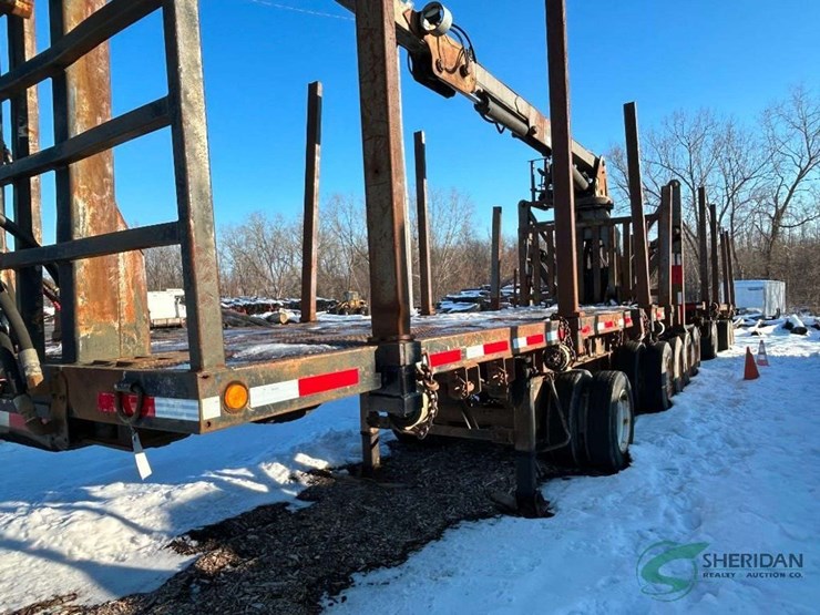 1997-transport-log-hauler-trailers-with-crane-both-trailers-sell-together-image-3