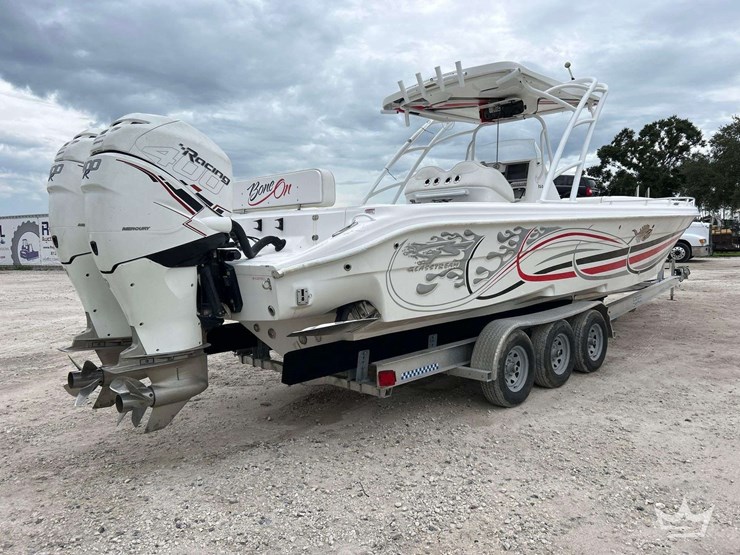 2014-glasstream-360-scx-twin-400r-mercury's-with-triple-axle-aluminum-trailer-image-3