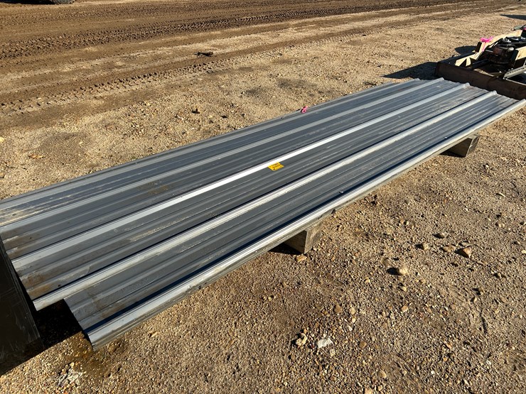 #37660-•-lot-of-(16)-sheets-of-11’x3'-sheet-metal-image-1