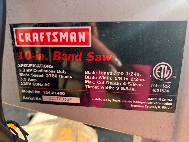 #37661-•-craftsman-10"-band-saw-image-7