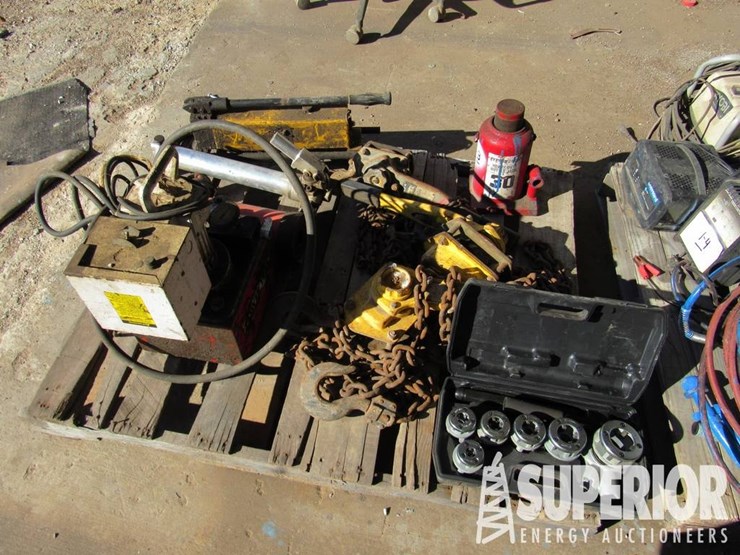 (1-3)-power-team-10-ton-hydraulic-cylinder,-w/-hy...-image-2