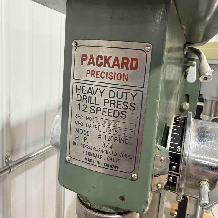1978 Packard Precision Drill Press